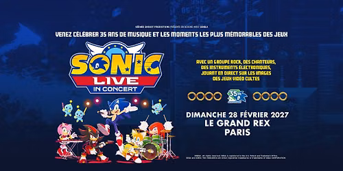SONIC LIVE IN CONCERT | PARIS | Le Grand Rex