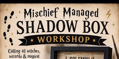 Mischief Managed Wizard Shadow Box 