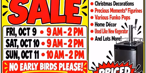 End of Season Garage Sale