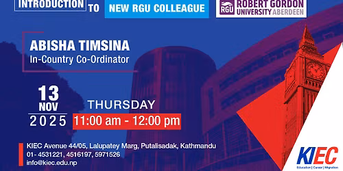 From KIEC to Aberdeen \u2013 Your Journey to RGU Starts Now!