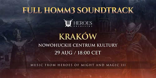 FULL HOMM3 SOUNDTRACK (KRAKÓW) [SOLD OUT!]
