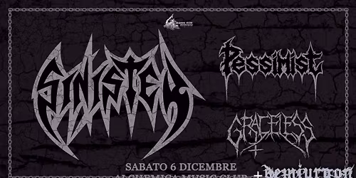 Sinister \/\/ Pessimist \/\/ Graceless \/\/ Demiurgon at Alchemica music club