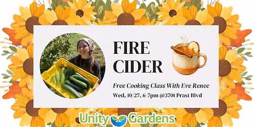 Fire Cider with Eve: Fall Food Series