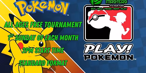 FREE ALL AGES TOURNAMENT - Pokemon TCG!