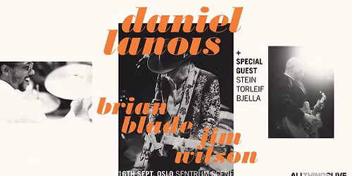 F\u00c5 BILL!  Daniel Lanois + special guest: Stein Torleif Bjella \/\/ Sentrum Scene \/\/ Pres. av ATL