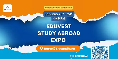 Eduvest Study Abroad Expo January 2026