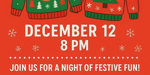 Ugly sweater party and Ricque is Turning 55!!!