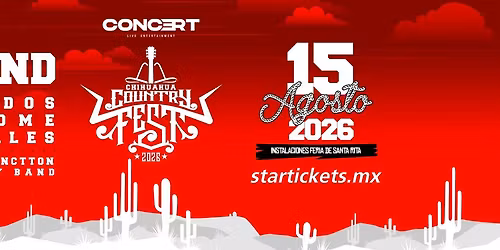 CHIHUAHUA COUNTRY FEST 2026 OFICILA 