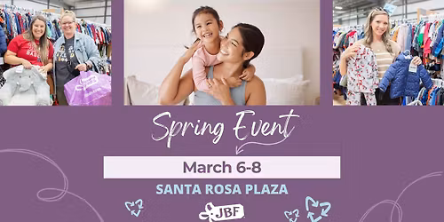 HUGE Children\u2019s Consignment Event \u2013 New Location: Santa Rosa Plaza