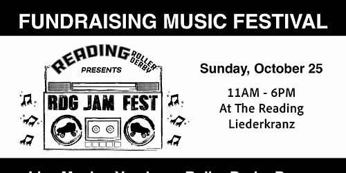 10.25.26 RDG JAM FEST - Fundraising Music Festival