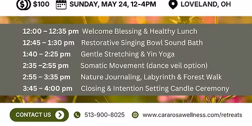 Nature Retreat: Bloom From Within