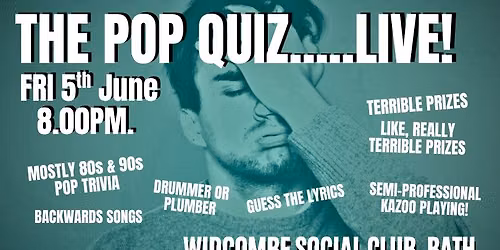 The Pop Quiz Live...the petrol crisis edition.