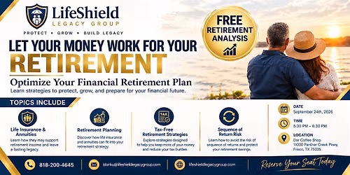 FREE Retirement Planning Workshop