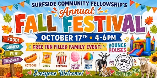 SurfSide Community Fellowship\u2019s Annual Fall Festival
