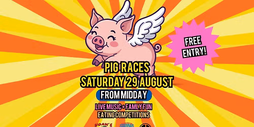Pig Races at the Railway Hotel 