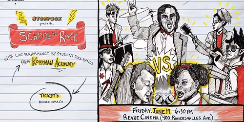  Stompbox: SCHOOL OF ROCK \u2013 With live performance by student rock bands from Koffman Academy!