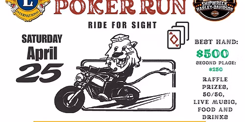 Lions Club Poker Run for Sight