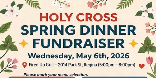 Holy Cross Spring Dinner Fundraiser