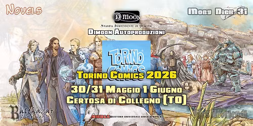 Dimoon@Torino Comics 2026 Certosa di Collegno