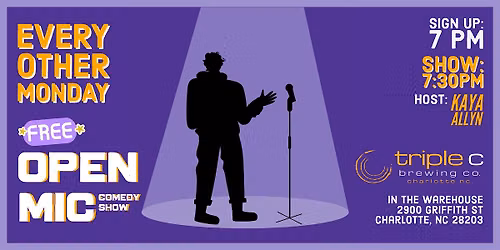 Comedy Open Mic at Triple C Brewing