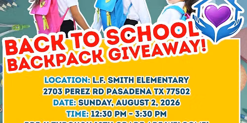 Back to School Backpack Giveaway 