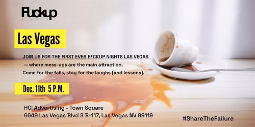 Launch Event: F*ckup Nights Las Vegas