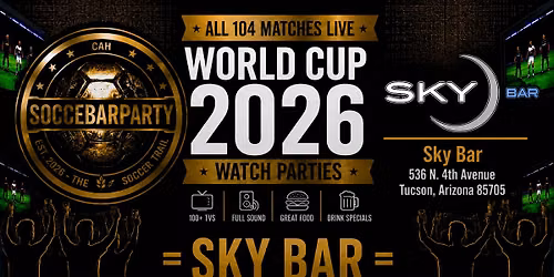 USA FIFA World Cup 2026\u2122 Round of 32 Watch Party at Sky Bar