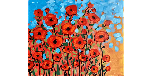 Painting Poppies - Paint and Sip in Chicago | Classpop!\u2122