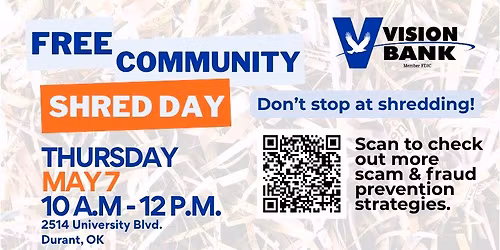 Vision Bank Shred Day
