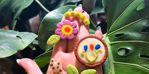 Clay Magnets and Desk Pets
