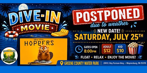 Dive-In Movie Night at Greene County Water Park!