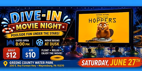 Dive-In Movie Night at Greene County Water Park!