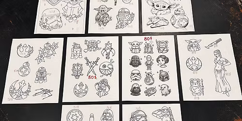 Star Wars themed Tattoo flash