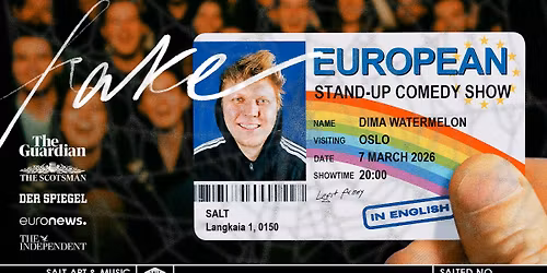 Fake European: Stand-up Comedy Show In English | SALT
