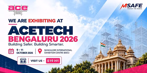 MSafe at ACETECH Bengaluru 2026 | Visit Us at E19 H1