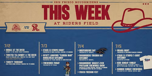 Frisco Roughriders vs. Tulsa Drillers