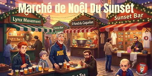 March\u00e9 de No\u00ebl du Sunset Bar