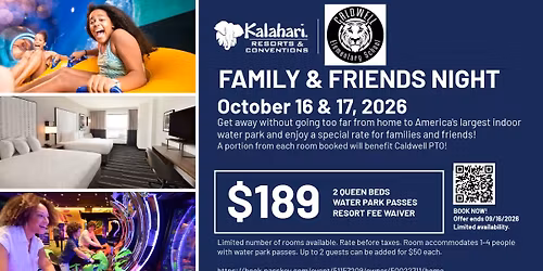 Kalahari Friends and Family Night