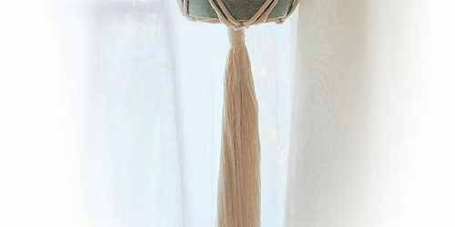 Macrame Plant Hanger Workshop COAST Funded by Swansea Council