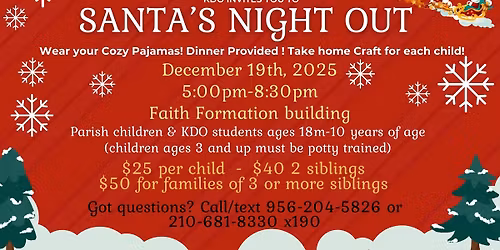 Santa's Night Out : REGISTER NOW!