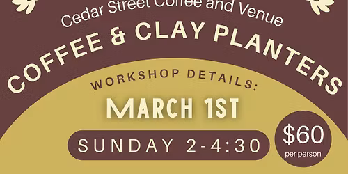 Coffee and Clay Planters