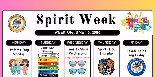 Spirit Week\/ Semana de Celebracion
