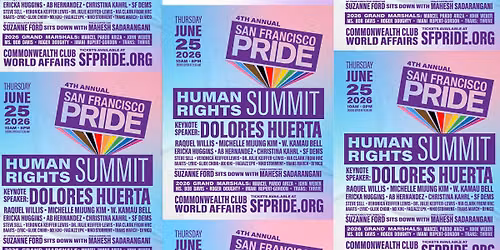 San Francisco PRIDE's 4th Annual Human Rights Summit