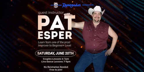 Guest Line Dance Instructor Pat Esper | Renegades Country 