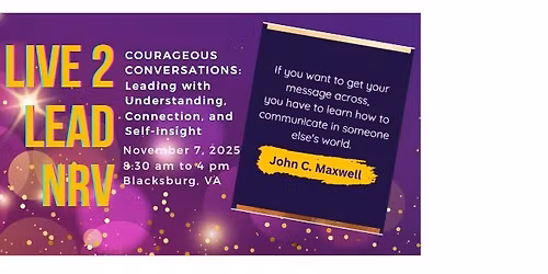 Live2Lead NRV: Courageous Conversations