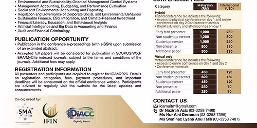 6th International Conference on Accounting & Management 2026!