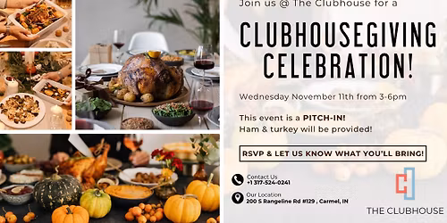 Clubhouse Thanksgiving Social