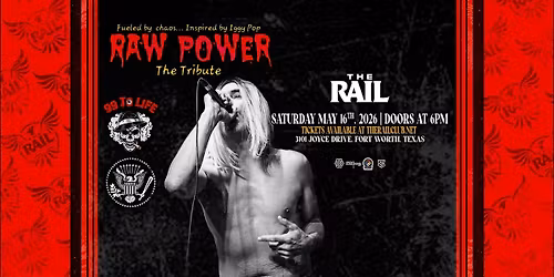 RAW POWER the Tribute at The Rail