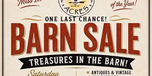 BARN SALE