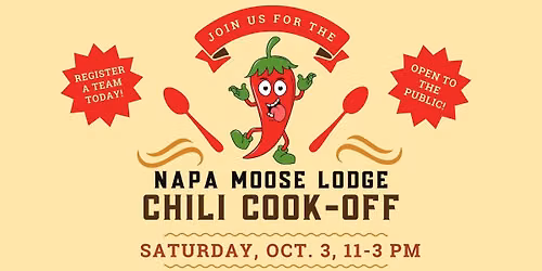 Napa Moose Lodge Chili Cook-Off